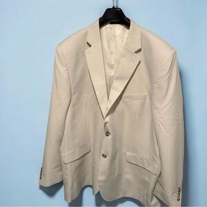JOHN BLAIR  Men's Sport Coat - Blazer - Jacket 
Size 52 
Cream
Classic Cut